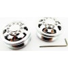 Silver Aluminum 1/14 Tamiya Tractor Front Wheels photo