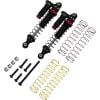 Black 80mm Adjustable Piggyback Shocks UTB18 photo