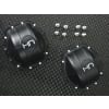 Aluminum Ar60 Axle Diff Covers (Black) - Axial Yeti Wraith Ax10 photo