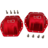 discontinued Aluminum Ar60 Axle Diff Covers (Red) - Axial Yeti W photo