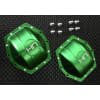 Aluminum Ar60 Axle Diff Covers (Green) - Axial Yeti Wraith Ax10 photo