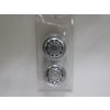 Silver Aluminum 1/14 Tamiya Tractor Front Wheels photo