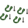 discontinued 1/10 Scale Aluminum Green Tow Shackle D-Rings (4) T photo