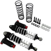 Black 90mm Aluminum Adjustable Piggyback Shocks (2) photo