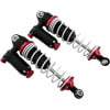 Black and Red 90mm Aluminum Adjustable Piggyback Shocks (2) photo