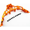 Aluminum Front Upper Chassis Bulkhead Clip (Orange) - Axial Yeti photo