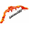 Aluminum Front Upper Chassis Bulkhead Clip (Orange) - Axial Yeti photo