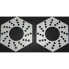 Aluminum Cross Drilled Slipper Pad 32.8x15.2x1mm (2 pieces) photo