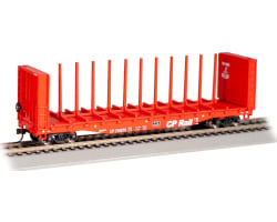 HO 52 Center-Beam Flatcar w/ Bulkheads - CP Rail #316879 photo