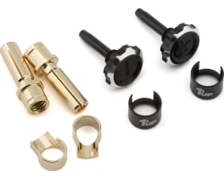 Lockdown Adjustable Bullet Plug Grips W/4mm Bullets (Black/Black photo
