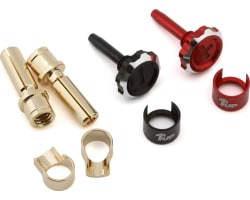 Lockdown Adjustable Bullet Plug Grips W/4mm Bullets (Red/Black) photo