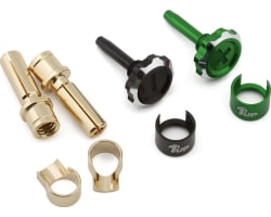 Lockdown Adjustable Bullet Plug Grips W/4mm Bullets (Green/Black photo
