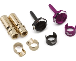 Lockdown Adjustable Bullet Plug Grips W/5mm Bullets (Purple/Blac photo