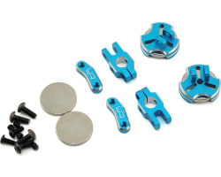 Yeah Racing Aluminum CNC Magnetic Invisible Body Mount (Blue) photo