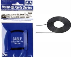 Cable Outer Diameter 0.5mm Black photo