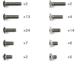 TD4 Titanium Screw Set photo