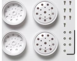 Rear Wheels 22mm White (2) photo