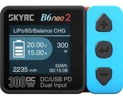 SKY RC B6neo 2 DC Smart Charger - Red/Blue  photo