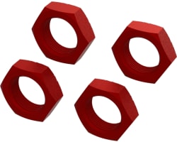 Aluminum Wheel Nut 24mm Red 4 photo