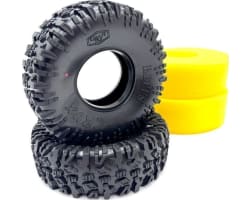 Crux 2.2 Rock Crawler Tires W/Foams (2) (5.25) (Pink) photo