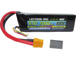 Lectron Pro 11.1V 7000mAh 100C LiPo Battery with XT60 photo