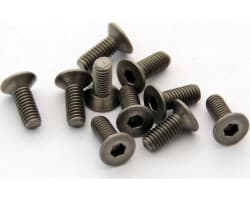 Titanium Flat Head Socket Cap Screws M3x8mm (10) photo