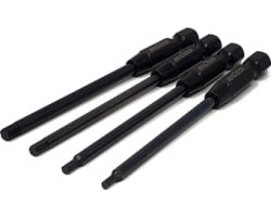 SKRC Black Steel Hex Driver Speed Bit Set 4 photo