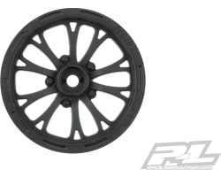 PRO2775-03 Pomona Drag Spec 2.2 Black Slash Front Wheels photo