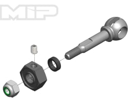 MIP X-Duty CVD Axle 10mm Offset w/ 5mm Bearing photo