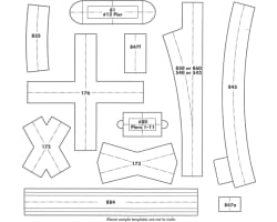 HO Track Planning Templates photo