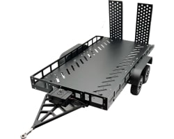 1:10 Scale Full Metal Trailer with LED Lights (Black) photo