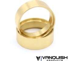 1.9 Brass 0.8 Wheel Clamp Rings Pair photo