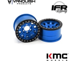 KMC 1.9 KM236 Tank Blue Anodized photo