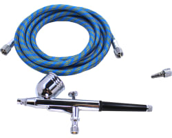 Dual Action Gravity Feed Airbrush & Air Compressor Combo photo