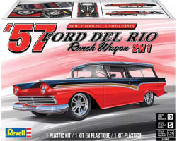 1/25 57 F0RD Del Rio Ranch Wagon 2N1 Plastic Model Kit photo
