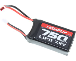 2 cell 7.4v 750mah LiPo Battery w/ JST connector (1pc) photo