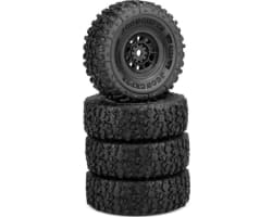 Landmines Tire Gold Cmpnd Black3430B Hazardwheel 2 SCX24 photo