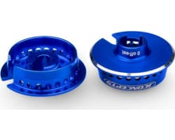 Fin 13mm Spring Cup 0mm Off-Set Blue Fits Team Associated 13mm photo
