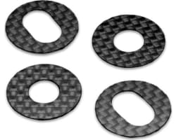 RM2 1/8th off-road carbon fiber body shell washer w/adhesive bac photo