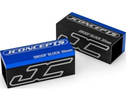 Droop Block 30 X 36mm Black/Blue Fits 1/10th and 1/8th Vehicle photo