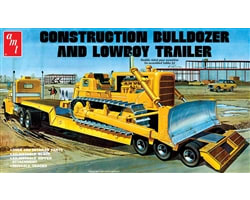 1/25 Lowboy Trailer & Bulldozer Combo photo