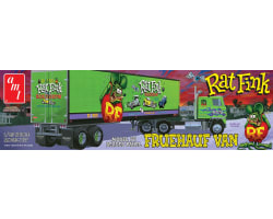 Fruehauf Beaded Van Trailer Hauler - Rat Fink 1:25 photo