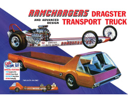 1:25 Ramchargers Dragster & Transporter Truck Plastic Model Kit photo