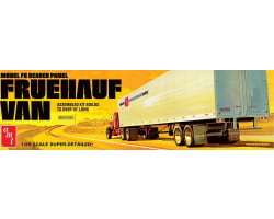 1/25 Fruehauf 40 Beaded Van Trailer Plastic Model Kit photo