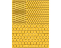 Pre-cut vinyl Paint Mask Honeycomb photo