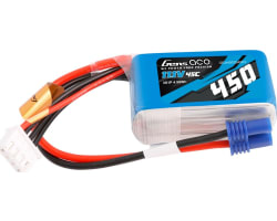 450mAh 3S 11.1V 45C LiPo battery with EC2 photo