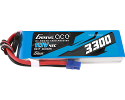 11.1V 3300mAh 3S 45C G-Tech Smart LiPo: EC3 photo