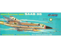 1/48 Supersonic Saab Draken J-35 Plastic Model Kit photo