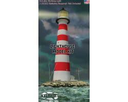 1/160 Lighthouse with Light and Diorama Base Plastic Model Kit photo