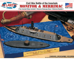 Monitor and Merrimack Civil War Set Plastic Model Kit photo